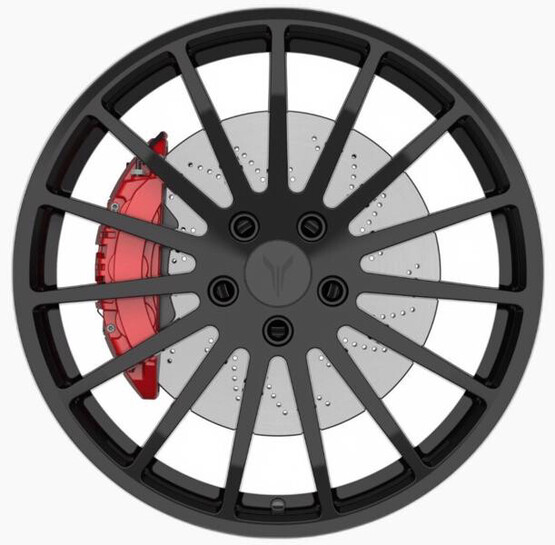 Диск Vissol F-3117 21x8.5 5x120 ET30 DIA66.1 GLOSS BLACK