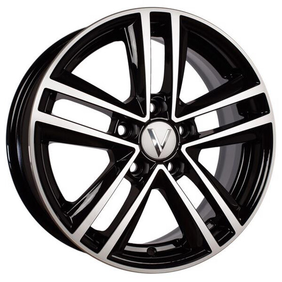 Диск Вектор K127 15x6 5x100 ET38 DIA57.1 АЛМАЗ ЧЕРНЫЙ