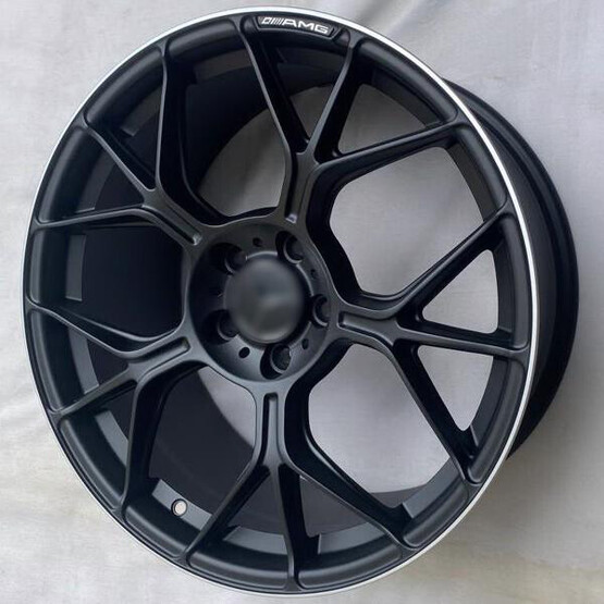 Диск Replica Fr Fn847 19x8.5 5x112 ET40 DIA66.6 SATIN BLACK MACHINED LIP