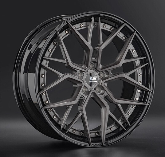 Диск Ls Forged Fg35 21x10.5 5x112 ET43 DIA66.6 ALBRSD-GM/BK