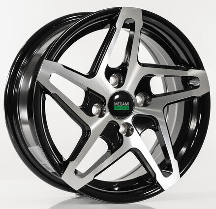Диск Megami Mgm-34 14x6 4x100 ET35 DIA67.1 BKF