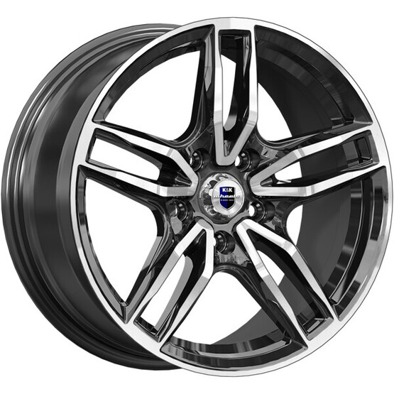 Диск K&K Бартон 17x8 5x112 ET40 DIA57.1 АЛМАЗ ЧЕРНЫЙ