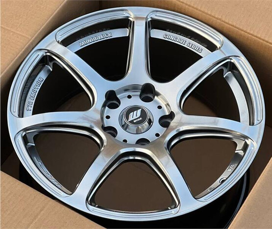 Диск Work T7R 16x7 4x100 ET30 DIA73.1 HYPER BLACK