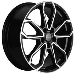 Диск Khomen Khw1816 18x7 5x114.3 ET37 DIA66.6 BLACK-FP